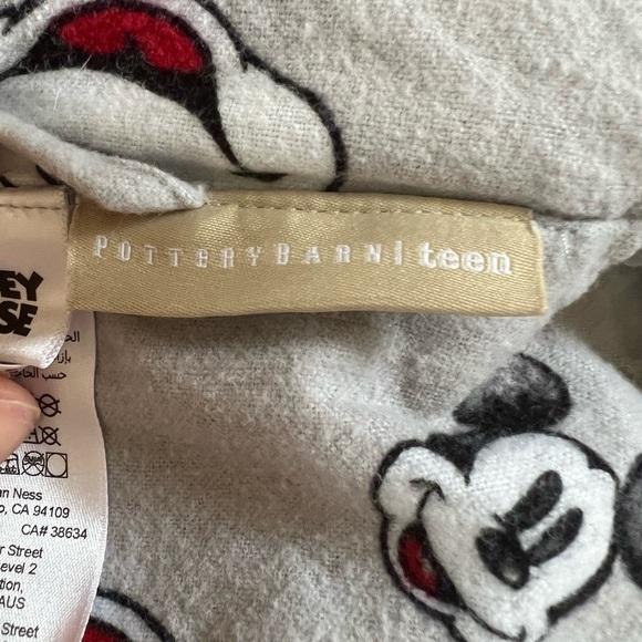 Pottery Barn Teen Pajamas  Mickey Mouse Disney Size Large - Picture 8 of 10